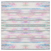 Moderne Iridescent & Silver Glitter Strokes Stripe Stof (Swatch)