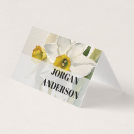 Moderne Iris Watercolor Bloemen Kaart