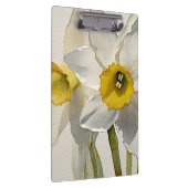 Moderne Iris Watercolor Bloemen Klembord (Rechts)