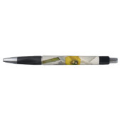 Moderne Iris Watercolor Bloemen Pen (Voorkant)