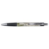 Moderne Iris Watercolor Bloemen Pen (Achterkant)
