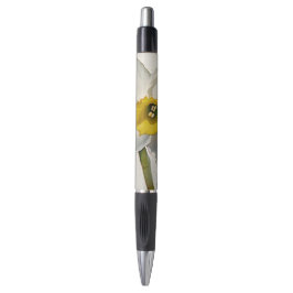 Moderne Iris Watercolor Bloemen Pen