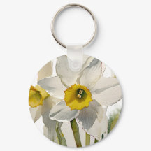 Moderne Iris Watercolor Bloemen