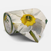 Moderne Iris Watercolor Bloemen Stropdas (Opgerold)