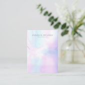 Moderne iriserende Kettingen sieraden Display Kaar Visitekaartje (Staand voorkant)