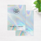 Moderne iriserende Kettingen sieraden Display Kaar Visitekaartje (Bureau)