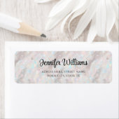 Moderne iriserende Opal Stone Elegant Etiket (Insitu)