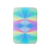 Moderne iriserende pastel regenboogkleur badmat (Voorkant Verticaal)