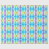 Moderne iriserende pastel regenboogkleur cadeaupapier (Vlak)