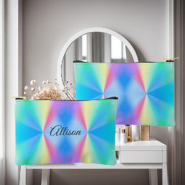 Moderne iriserende pastel regenboogkleur etui