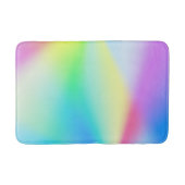 Moderne iriserende pastel regenboogkleurig badmat (Voorkant)