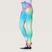 Moderne iriserende pastel regenboogkleurig leggings (Links)