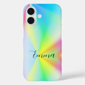 Moderne iriserende pastel regenboogkleurige, op ma Case-Mate iPhone case (Achterkant)