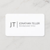 Moderne IT-professional Visitekaartje (Voorkant)