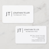 Moderne IT-professional Visitekaartje (Voorkant / Achterkant)
