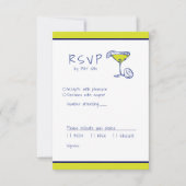 Moderne Italiaanse mediterrane limoncello RSVP Kaartje (Voorkant)