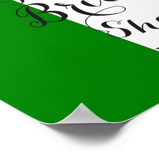 Moderne Italiaanse Vrijgezellenfeest Poster (Hoek)