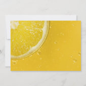 Moderne Italiaanse zomer bruiloft Save The Date (Achterkant)