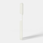 Moderne Ivoor Gouden Script Monogram iPhone Hoesje (Rechterkant)