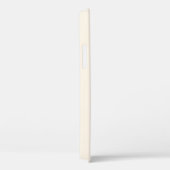 Moderne ivoorgrijze minimalistische monogram Case-Mate iPhone case (Achterkant / Rechts)