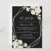 Moderne ivoren bloem doen we nog steeds gelofte va kaart (Voorkant)