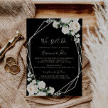 Moderne ivoren bloem doen we nog steeds gelofte va kaart<br><div class="desc">Deze moderne ivoren bloem die we nog steeds doen gelofte vernieuwing uitnodiging is perfect voor een moderne gelofte vernieuwing ceremonie en viering. Het ontwerp is voorzien van ivoren witte waterverf rozen bloemen met groene eucalyptusbladeren netjes gerangschikt in opvallende boeketten.</div>