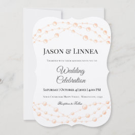 Moderne Ivoren Blush Romantische Parel Neutrale Hu Kaart