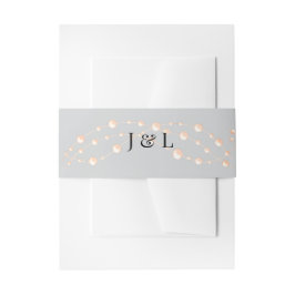 Moderne Ivoren Blush Romantische Parel Neutrale Hu Uitnodigingen Wikkel