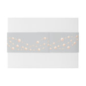 Moderne Ivoren Blush Romantische Parel Neutrale Hu Uitnodigingen Wikkel (Achterkant Voorbeeld)