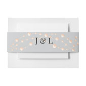 Moderne Ivoren Blush Romantische Parel Neutrale Hu Uitnodigingen Wikkel (Voorkant Voorbeeld)