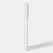 Moderne Ivoren Zwarte Monogram Naam Case-Mate iPhone Case (Achterkant / Rechts)