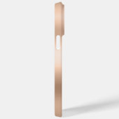 Moderne Ivory Agaat & Roos Gouden Glitter Monogram Case-Mate iPhone Case (Achterkant / Rechts)