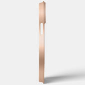 Moderne Ivory Agaat & Roos Gouden Glitter Monogram Case-Mate iPhone Case (Achterkant / Rechts)