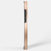 Moderne Ivory Agaat & Roos Gouden Glitter Monogram Samsung Galaxy Hoesje (Rechterkant)