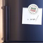 Moderne Jaarlijkse Vakantie Wedstrijd Winnaar Prij Magneet