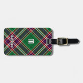 Moderne jacht-tartan van Clan MacFarlane Bagagelabel (Voorkant horizontaal)