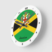 Moderne Jamaicaanse vlag, trendy Jamaica Home / de Ronde Klok (Hoek)