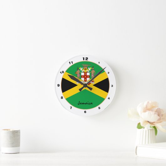 Moderne Jamaicaanse vlag, trendy Jamaica Home / de Ronde Klok (Huis)
