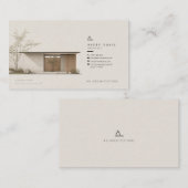 Moderne Japandi-architect Visitekaartje (Voorkant / Achterkant)