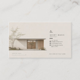 Moderne Japandi-architect Visitekaartje