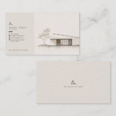 Moderne Japandi-architect Visitekaartje (Voorkant / Achterkant)
