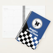 Moderne Japanse Checker en Symbool Monogram Planner (Display)
