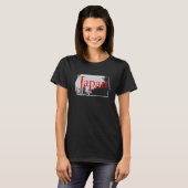 Moderne Japanse Design Kanji 1 T-shirt (Voorkant volledig)