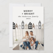 Moderne Japanse Kerstmis Scandinavische huizen 1 f Feestdagenkaart (Voorkant)