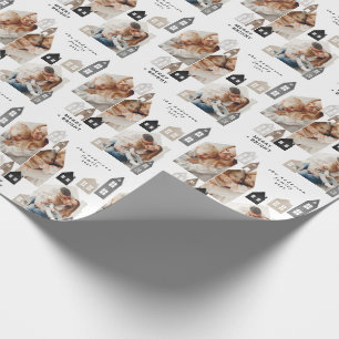 Moderne Japanse Kerstmis Scandinavische huizen 3 f Cadeaupapier