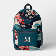 Moderne Japanse Sakura Custom Monogram Naam