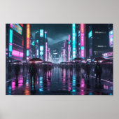Moderne Japanse toekomst Poster (Voorkant)