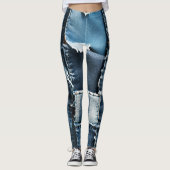 Moderne jeans Leggings (Voorkant)