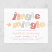 Moderne Jingle & Mingle Budget Kerstfeest (Voorkant)