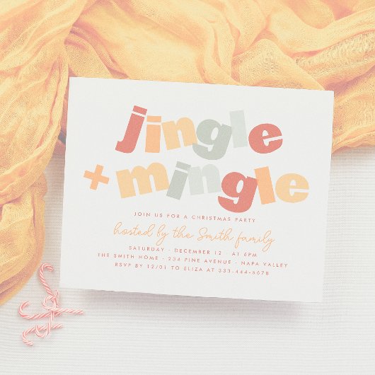 Moderne Jingle & Mingle Budget Kerstfeest